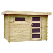 abri de jardin en bois plosireal - decor et jardin